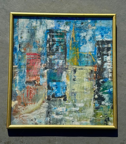 1970 original abstract art - 1970,