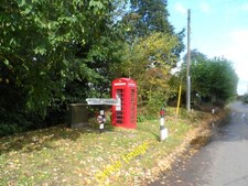 Photo 6x4 Red phone box and